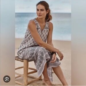 NWT Purejill LINEN DRESS xl petite